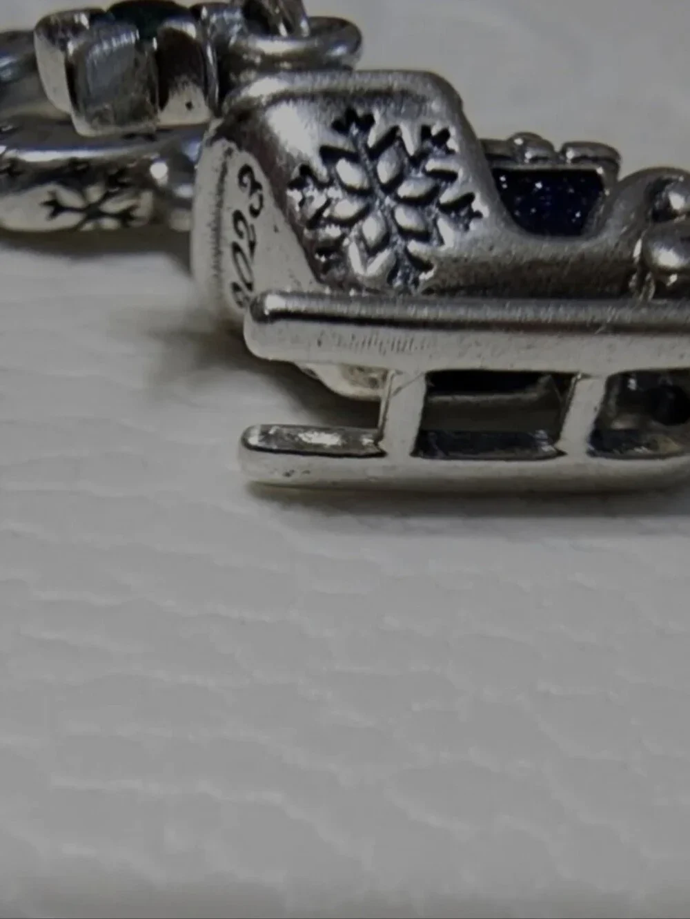 Authentic Pandora Christmas Sleigh 2023 Dangle Charm